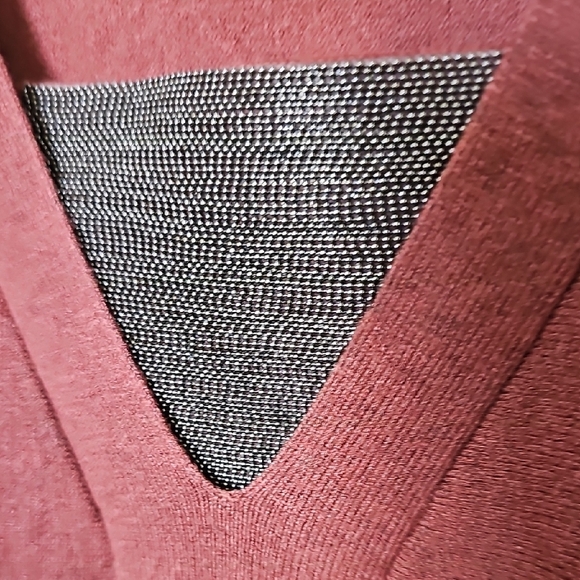 Chico's Caviar Bead V-Neck Pullover Dolman Sleeve Sweater Large Sable - Picture 4 of 10